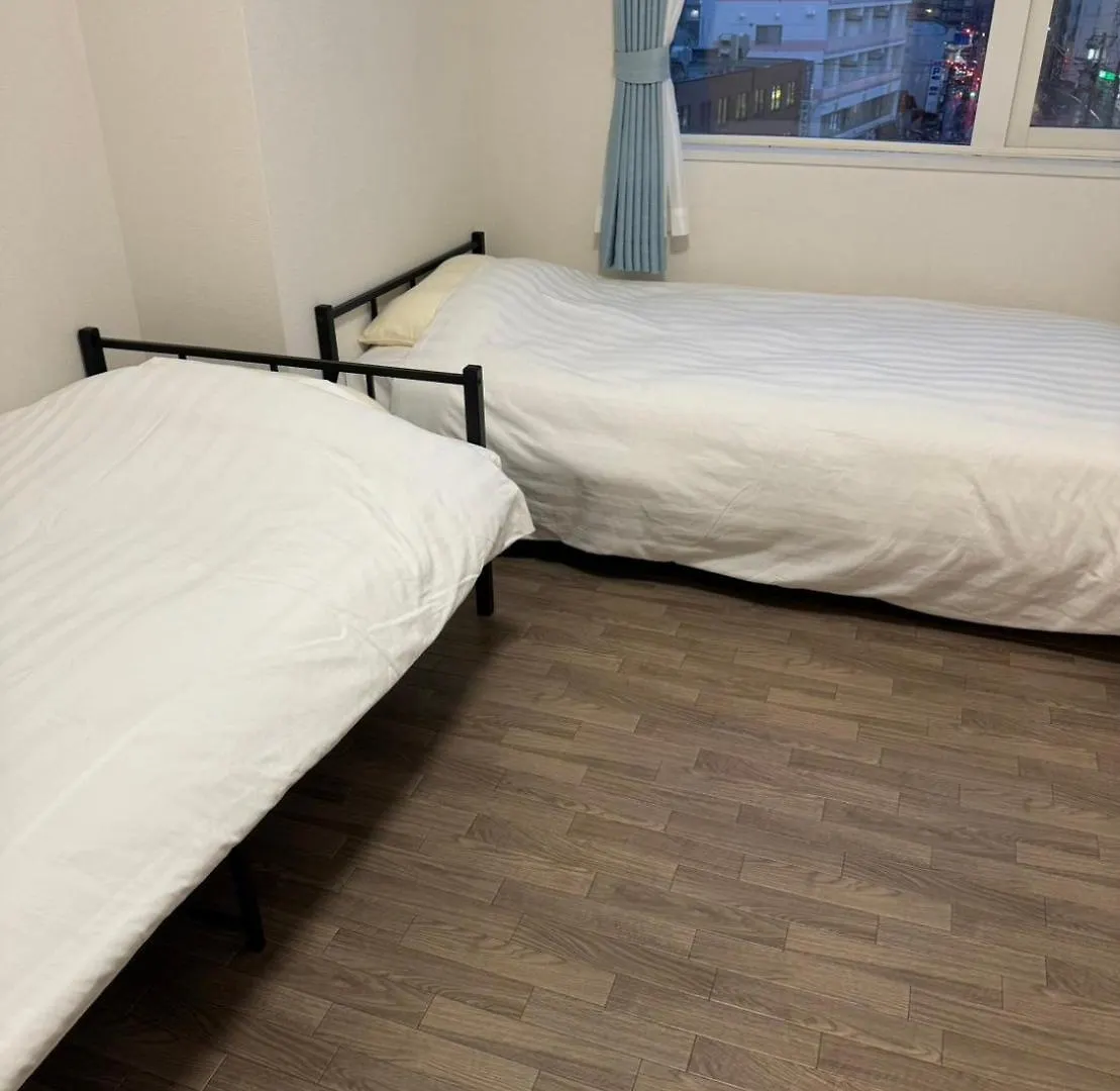 Apartmán Ams Hiragishi 11 Rm 502 平岸駅から3分 解放感あって明るいお部屋 家族やお友達と 札幌ドームや中心部まで1駅